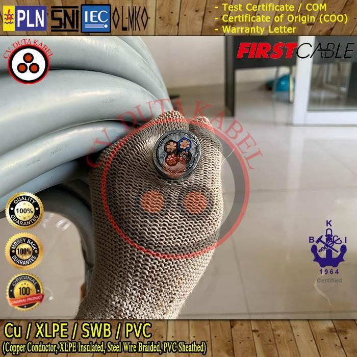 Jual Kabel M2Xqy 4X35 Mm2 First Cable (Cu/Xlpe/Swb/Pvc) Grey /Marine ...