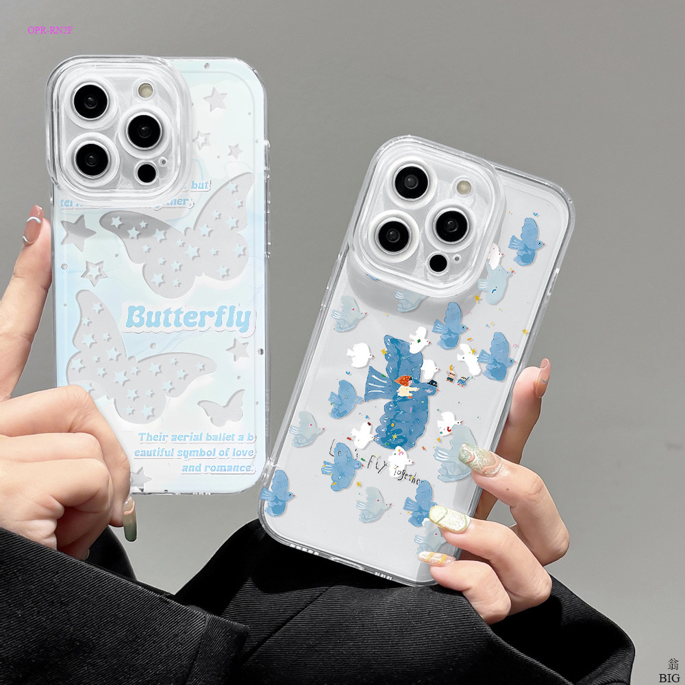 Jual Casing Kupu-Kupu Untuk For OPPO Reno 7 8 6 5F 5 4F 4 2F 2Z F11 F9 ...