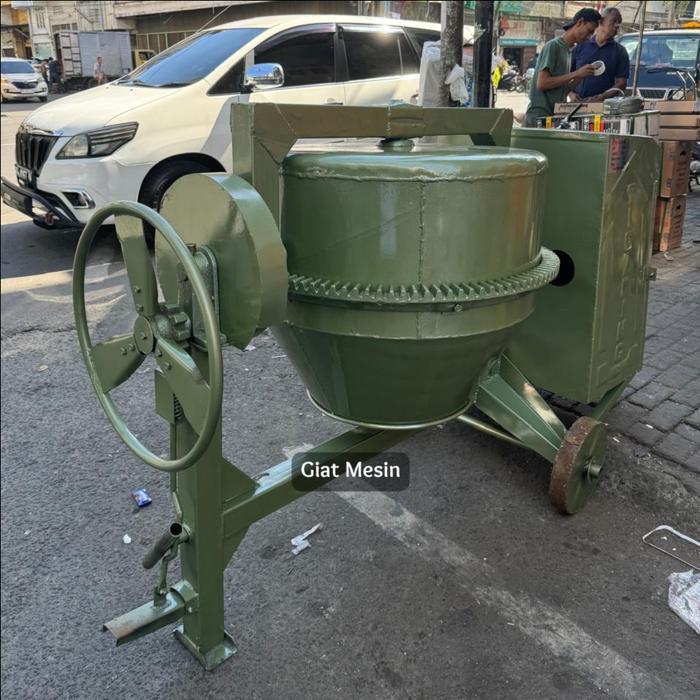 Jual MESIN MOLEN SEMEN MIXER TIGA RING 350 LITER TIGER R 175 7PK ...