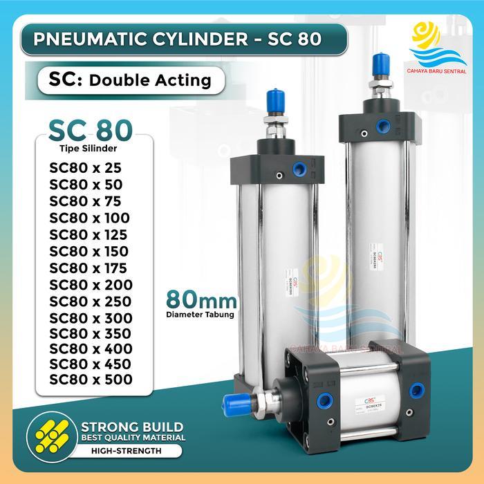 Jual Cylinder Pneumatic Sc 80 Pneumatik Standard Type Sc 80 | Shopee ...