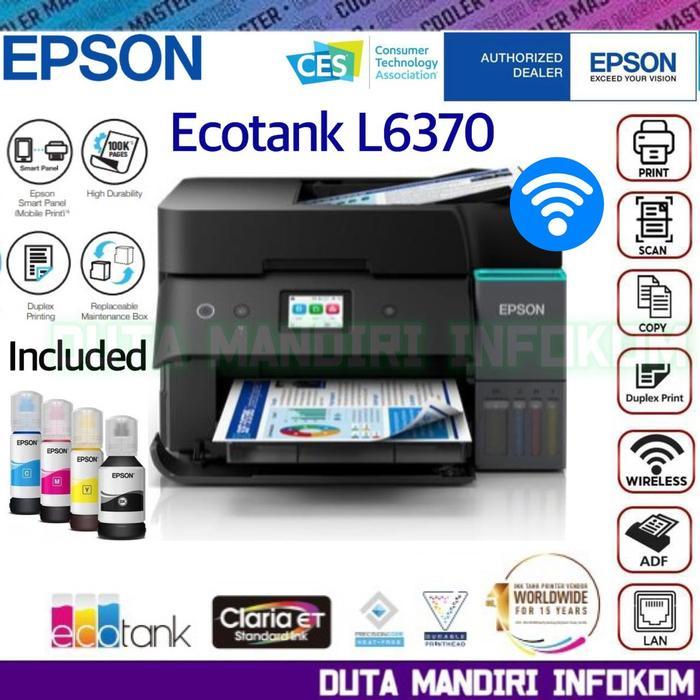 Jual Epson EcoTank L6370 - All-in-one ADF Print Scan Copy Wi-Fi LAN ...