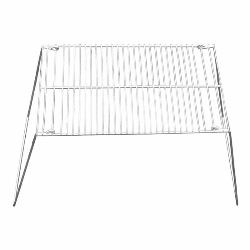 Jual Stainless Steel BBQ Rack Mini Foldable Barbecue Charcoal Grill ...
