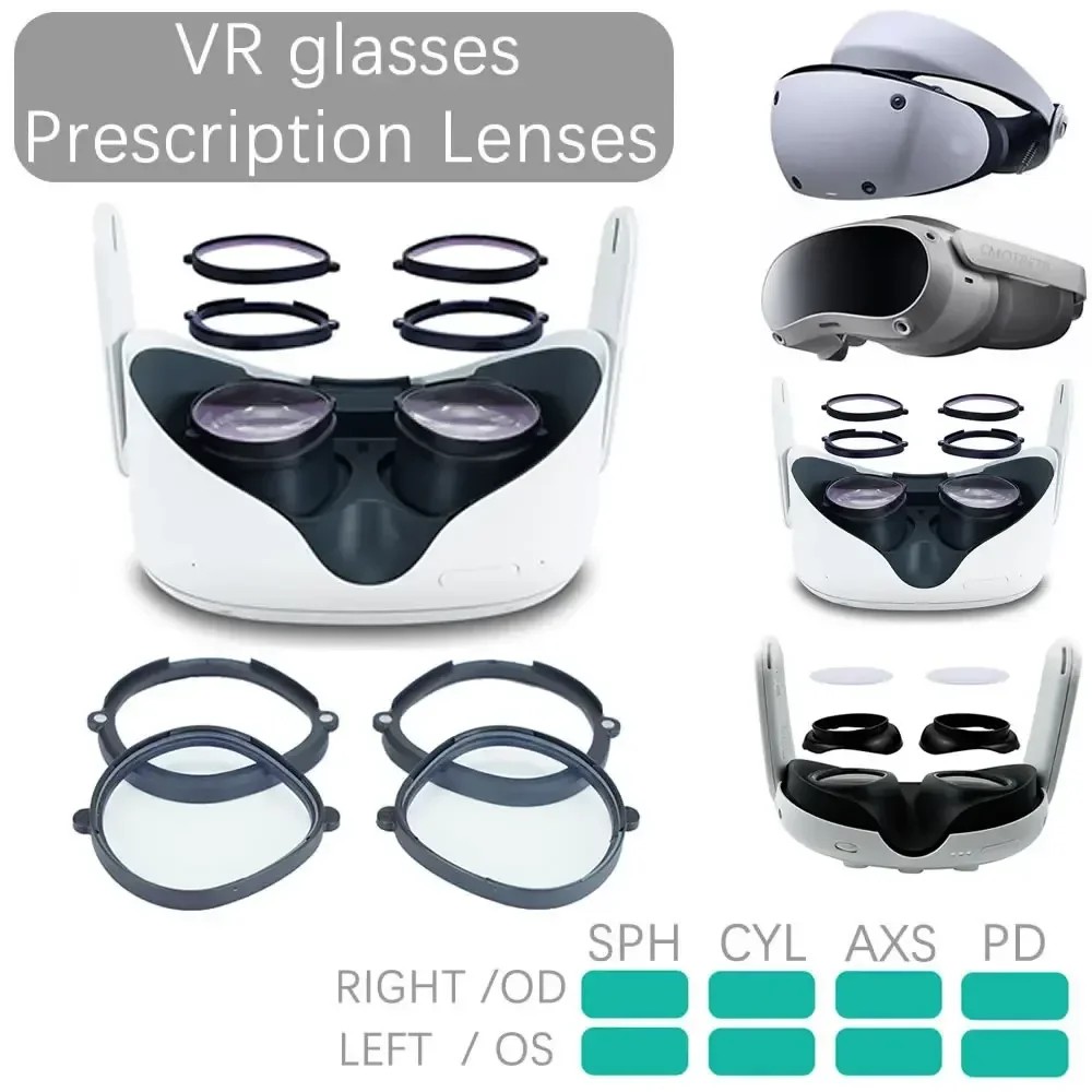 Jual VR Lenses for Oculus Quest 2 Quest 3 Quest 3S Myopia for PS VR2 ...