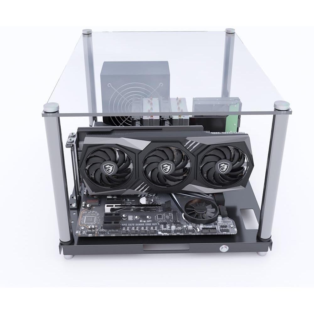 Jual DIY Open Frame PC Test Bench - Acrylic Gaming Computer Case ...