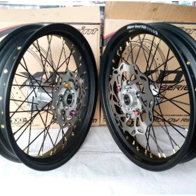 Jual Paket velg velag komplit honda CRF 150 L siap pakai | Shopee Indonesia