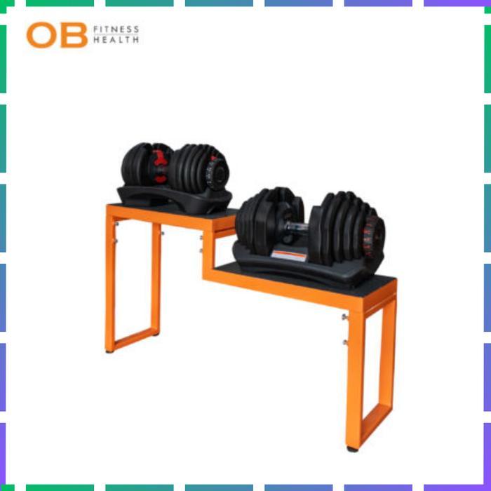 Jual Rak Dumbell Rack Adjustable Dumbell berdiri untuk 2 unit hingga ...