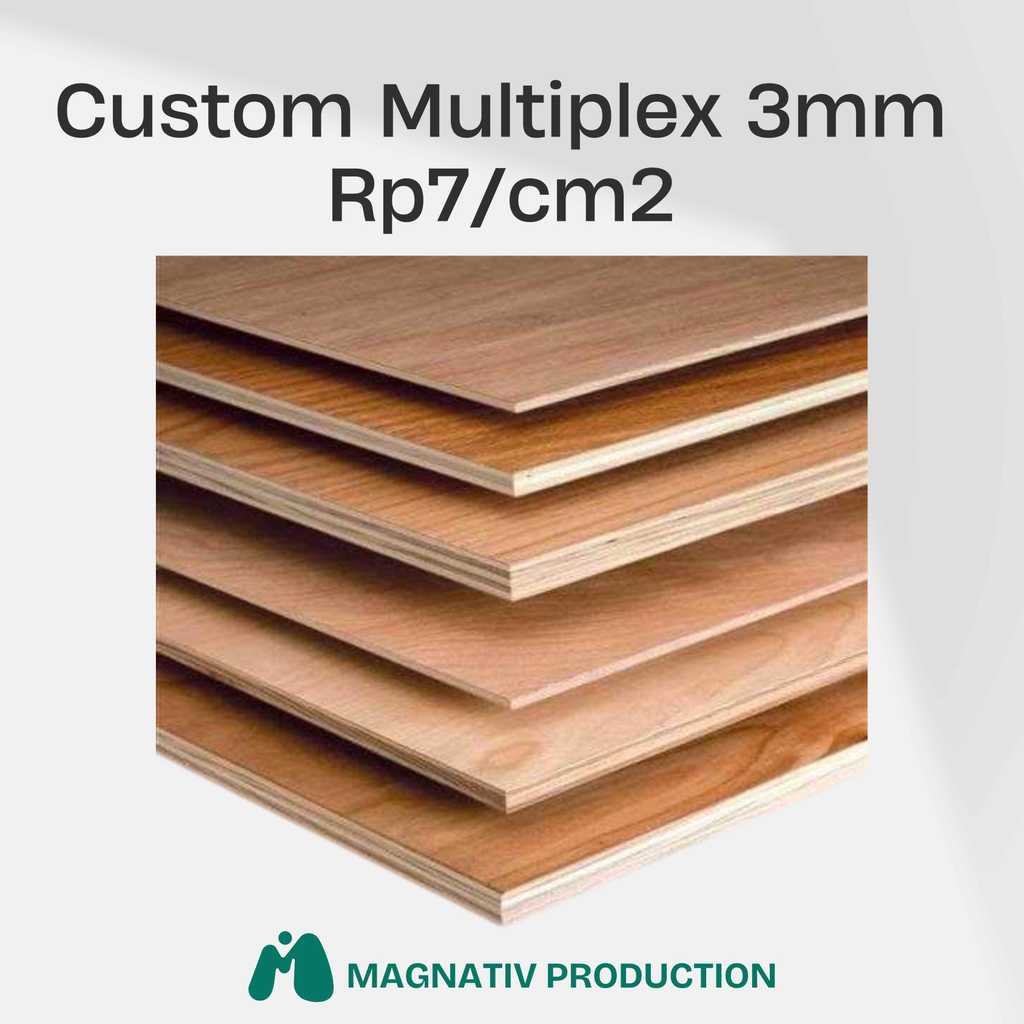 Jual Custom Triplex 3mm 7perak/cm2 Harga per cm2 (BACA DESKRIPSI ...