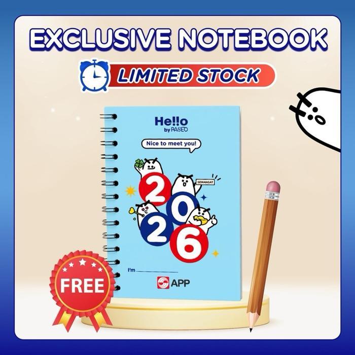 Jual Gimmick - Exclusive Notebook Hello | Shopee Indonesia