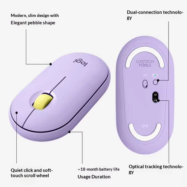 Jual Logitech M350 Pebble Travel Mouse - 77g Light, Silent Operation ...