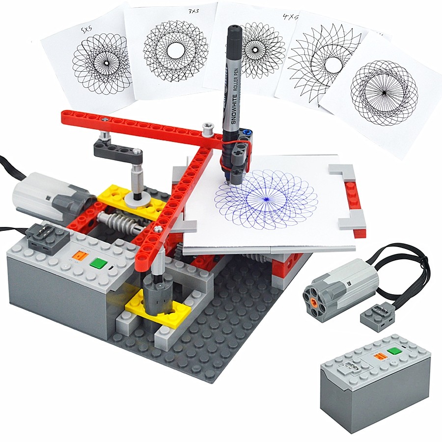 Jual MOC 5110 Plotter Electric Motor Bricks Drawing Machine Model ...