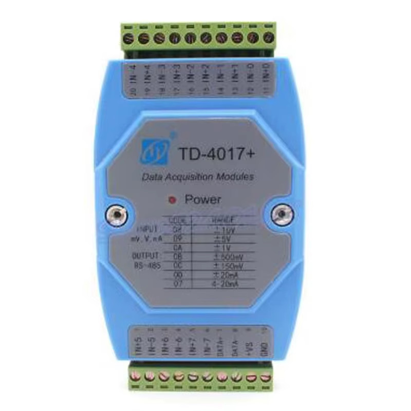 Jual Td-4017 Industrial 8-Channel Analog Input To Rs485 Communication ...