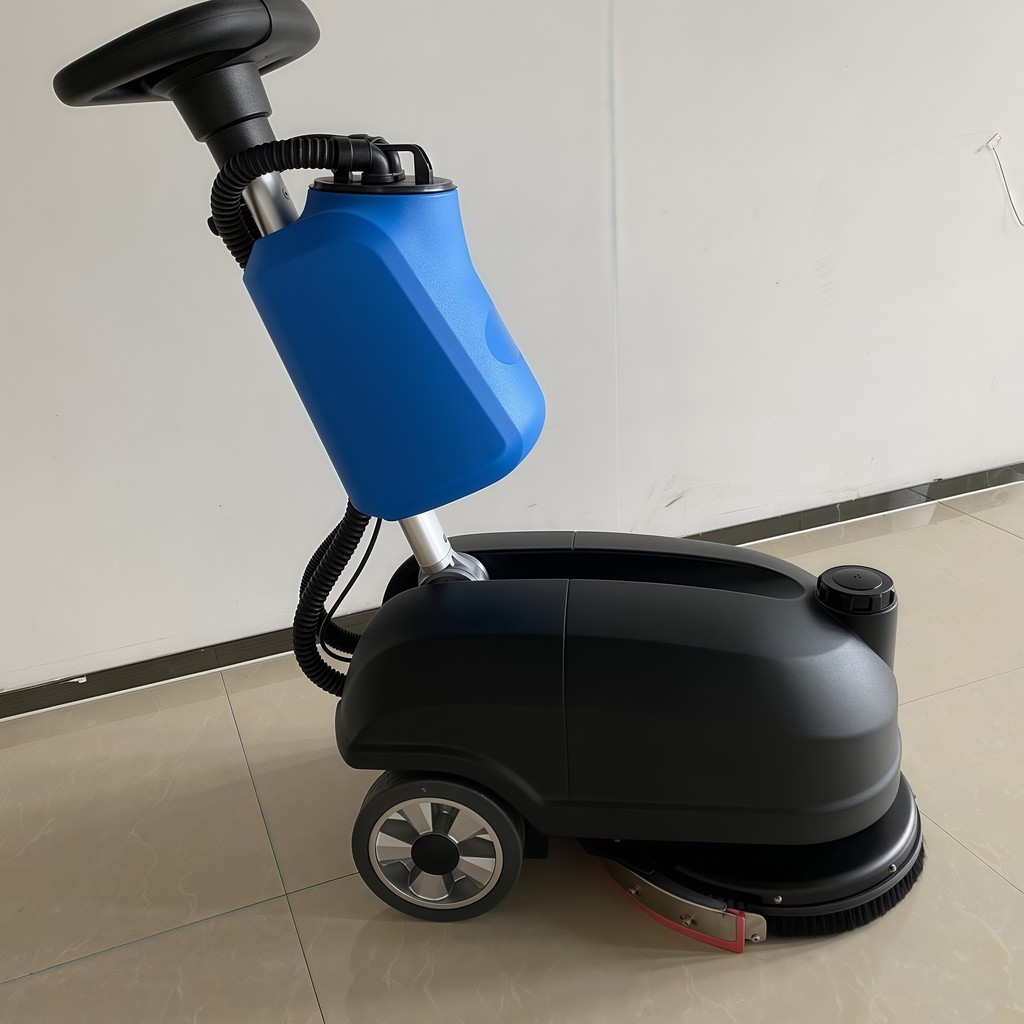 Jual Tile Epoxy Floor Electric Battery Auto Small Micro Floor Scrubber ...