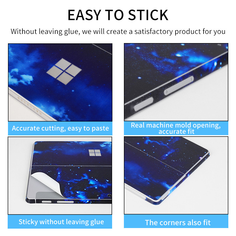Jual Sticker For Microsoft Surface Pro 12/9/8/7/6/5/4/3 Color Printing ...