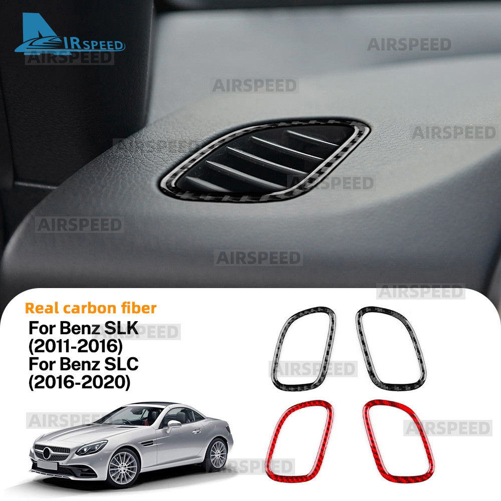 Jual Real Soft Carbon Fiber Trim Sticker For Mercedes Benz SLK R172 ...