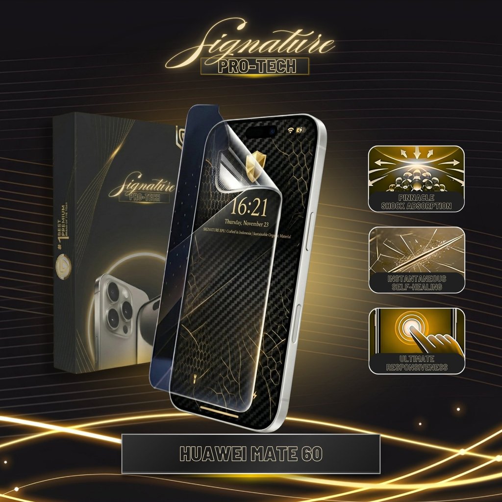 Jual UniGet SIGNATURE Pelindung Layar for Huawei Mate 60 EPU Hydrogel ...
