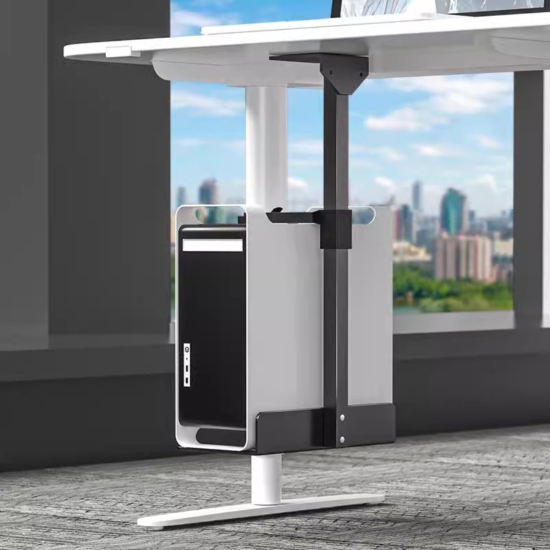 Jual PC Case Holder Under Desk Wall Side CPU Stand Adjustable Computer ...