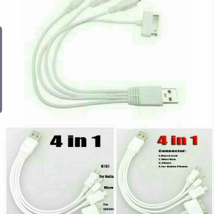 Jual Kabel Charger Usb Cumi 4in1 | Shopee Indonesia