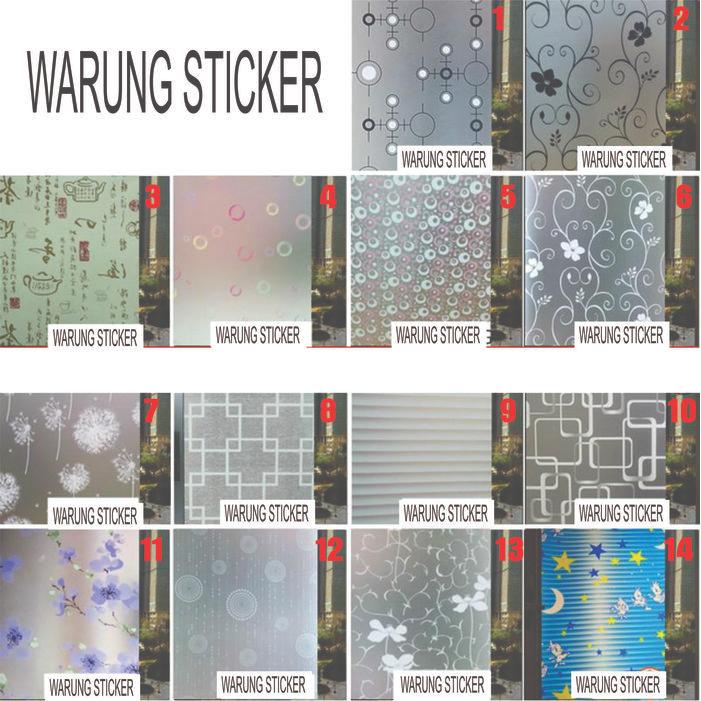 Jual STICKER KACA MOTIF/STIKERKACA | Shopee Indonesia