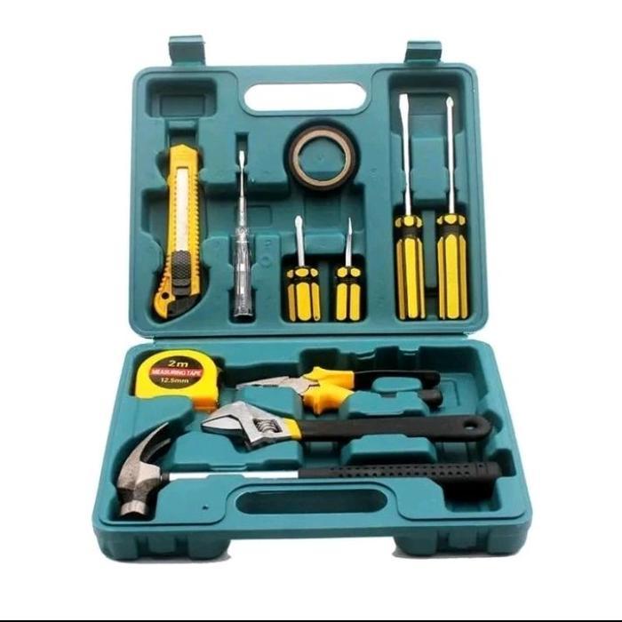Jual Tool Kit Set Box Koper Peralatan tukang Set Koper Tool Box Set 11 ...
