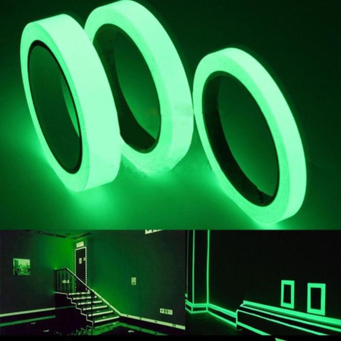Jual sticker stiker Fosfor (Glow Tape)Glow in The Dark 2,5cm | Shopee ...