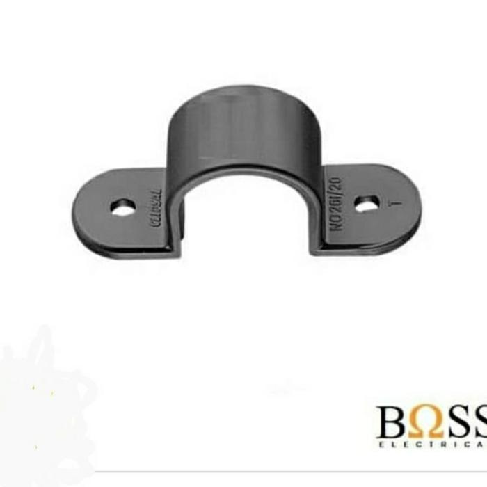 Jual BOSS Klem pipa Conduit 20mm hitam Clem Conduit 20mm Pvc | Shopee ...
