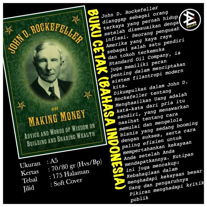 Jual John D. Rockefeller on Making Money - John D. Rockefeller | Shopee ...