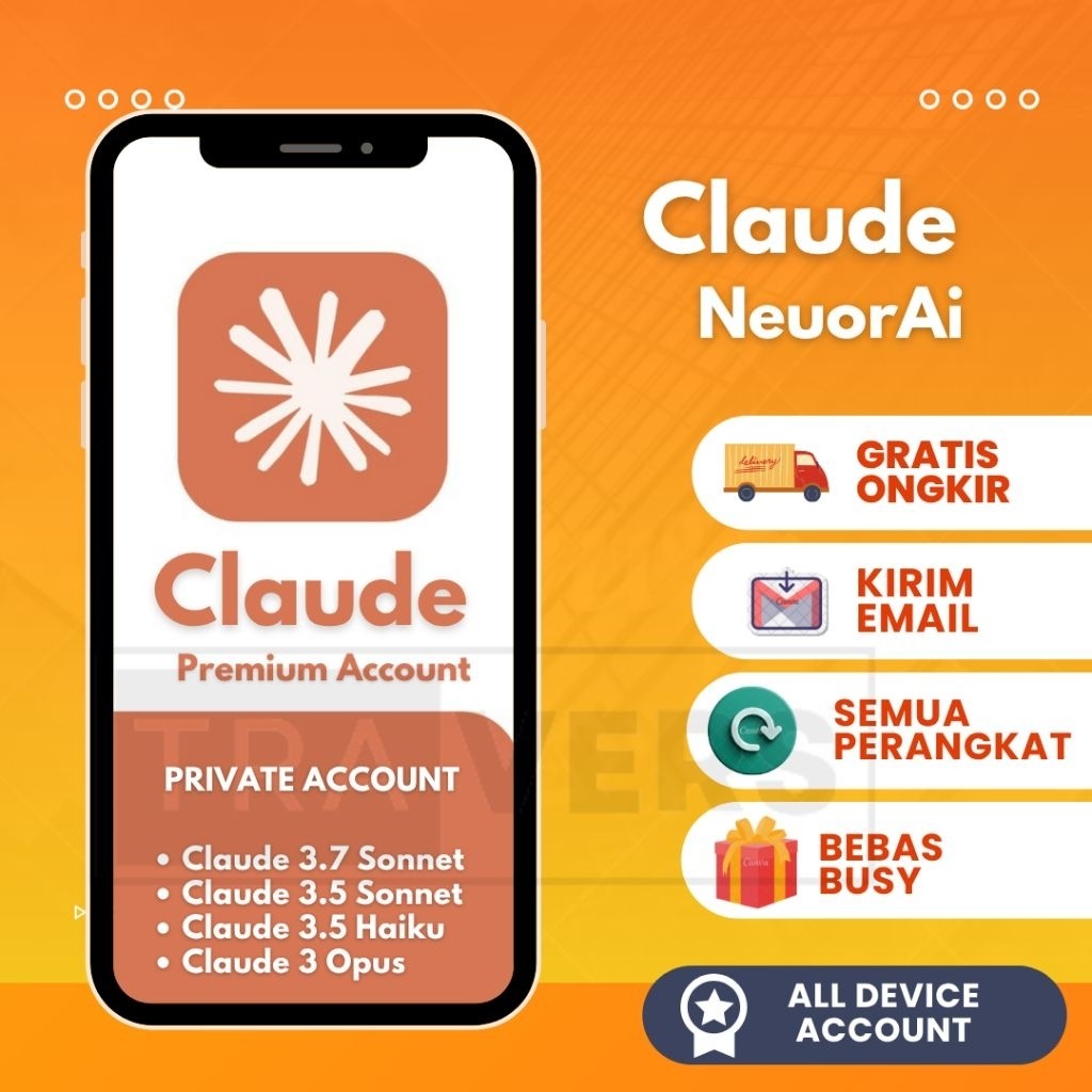 Jual Claude AI Pro Semua Device Premium | Chatbot Termurah Bergaransi ...