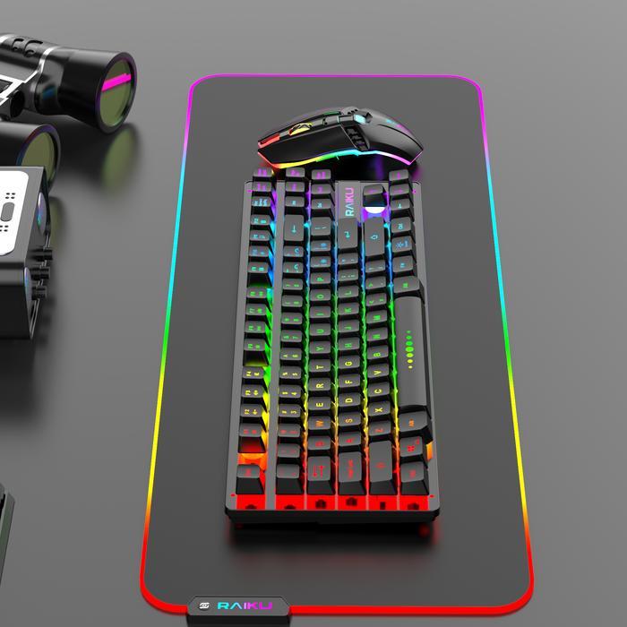 Jual JUTU DIGITAL R905 SET KEYBOARD DAN MOUSE NIRKABEL DENGAN LAMPU ...