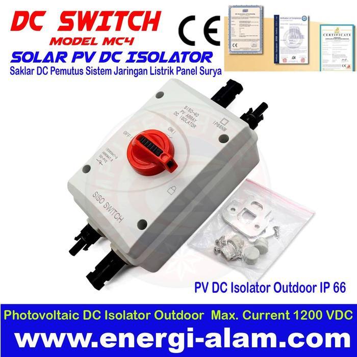 Jual Ready Saklar Panel Surya 1200Vdc - Dc Pv Isolator Outdoor Box Ip66 ...