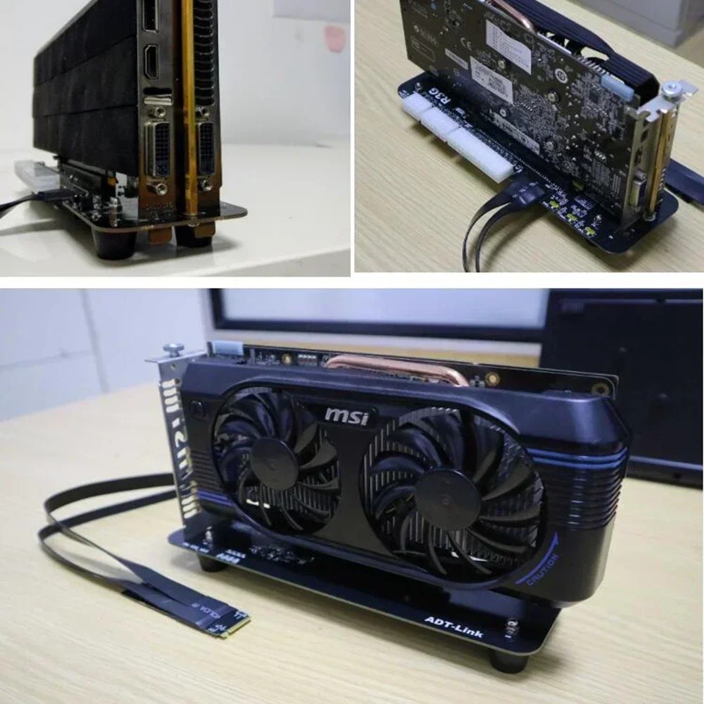 Jual R43SG PCIE 4.0 x4 Cable M.2 NVMe to PCIe 4.0 x16 GPU Dock External ...