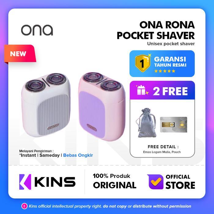 Jual ONA RONA POCKET SHAVER UNISEX ALAT CUKUR PORTABLE BUTTONLESS MINI ...