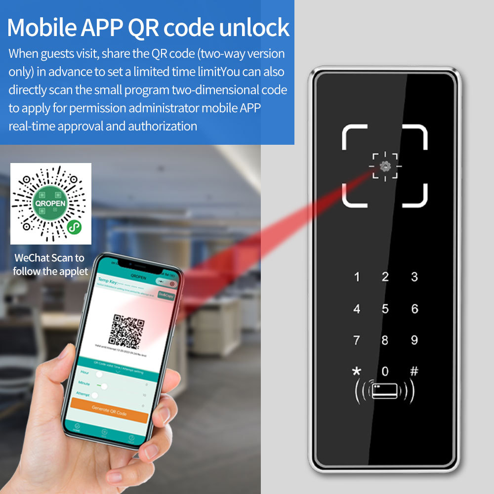 Jual Dynamic Bar Code QR Code Reader Scanner Access Control with Master ...