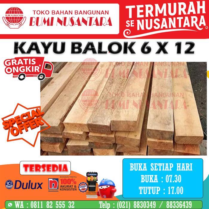 Jual Kayu Balok 6X12 Terlengkap & Harga Terbaru Juli 2026 | Shopee ...