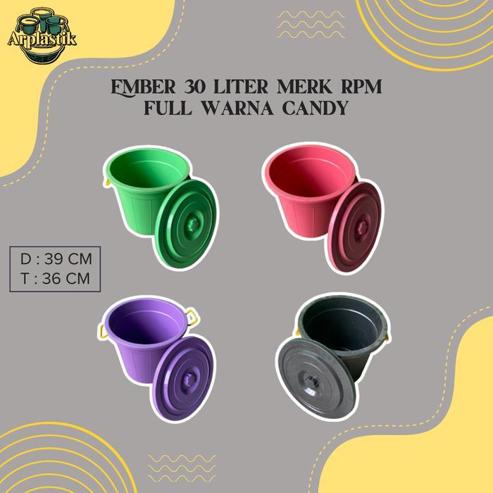Jual Ember 30 Liter Rpm Warna Candy | Shopee Indonesia