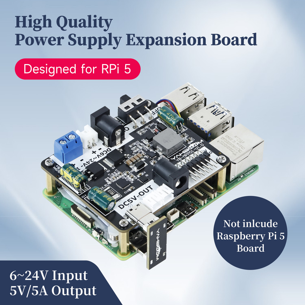 Jual Raspberry Pi 5 Power Supply Expansion Board DIY Electronic Adapter ...