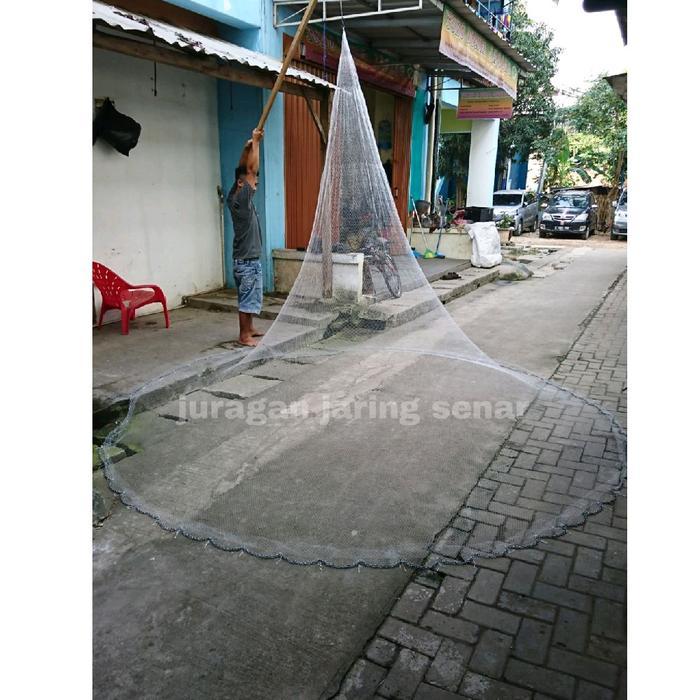 Jual Jala Ikan, Jala Lempar 3 Meter Bahan Senar Siap Pakai, Jala Udang ...