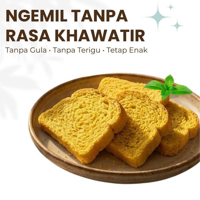 Jual [AMENAFOOD] Roti Kering Bagelen Keto 75gr Diet Diabet Diabetes ...