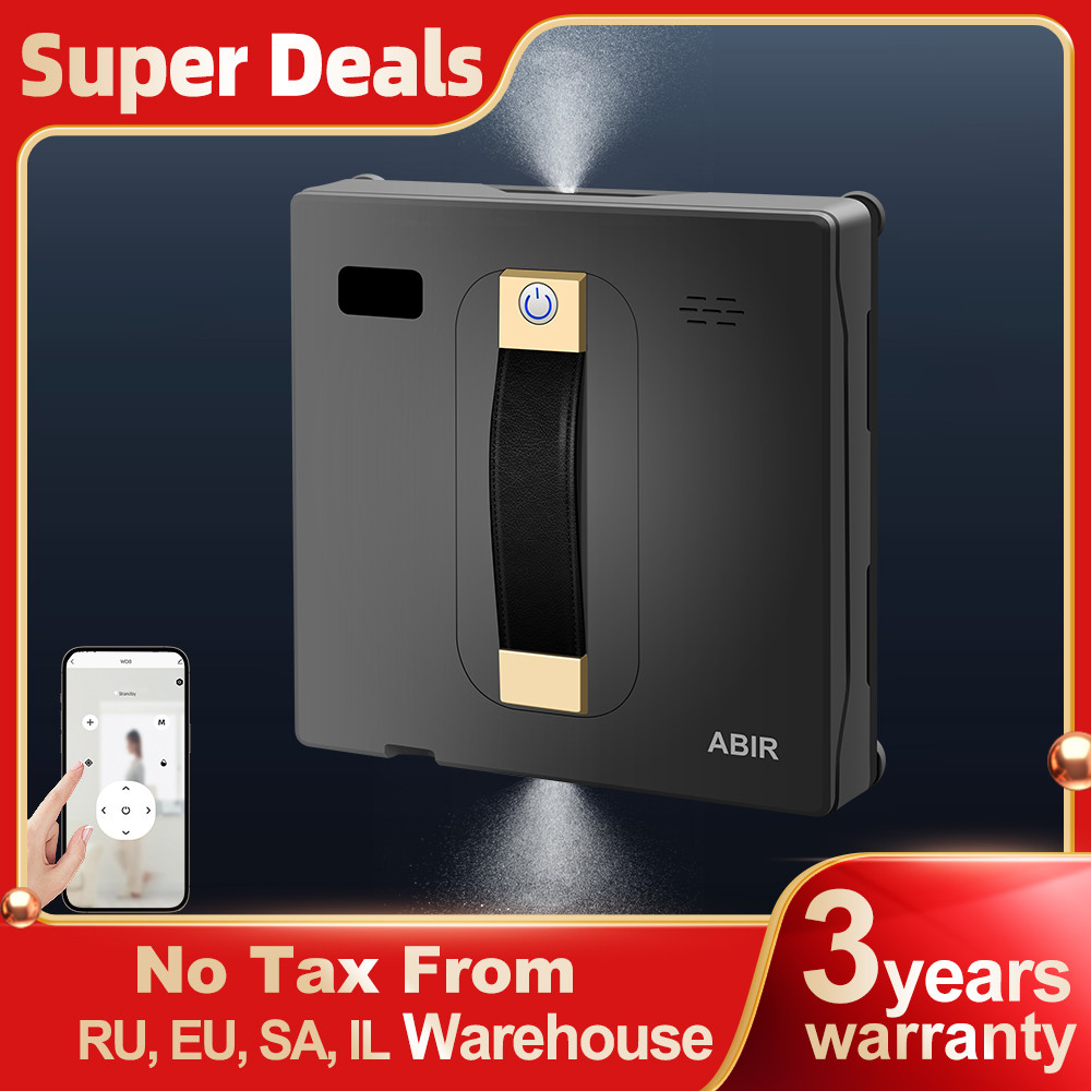 Jual Robot Window cleaner ABIR WD8,Dual Water Spray,Smart Memory,High ...