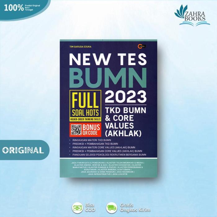 Jual Buku New Tes BUMN 2023 TKD BUMN & CORE VALUES ( AKHLAK ) | Shopee ...