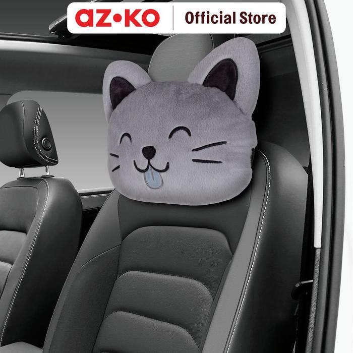 Jual TERLARIS AZKO Otto Klasse Bantal Leher Kursi Mobil Cat - Abu-abu ...