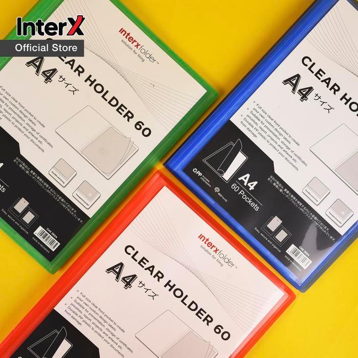 Jual Interx Folder Clear Holder / Document Keeper / Map Display Album ...