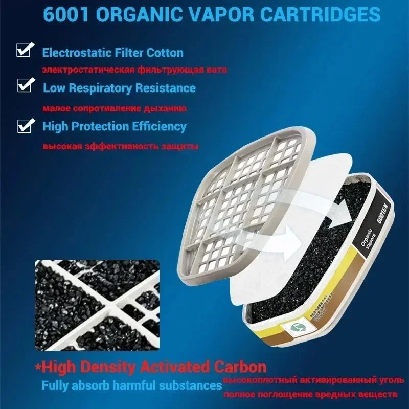 Jual Organic 6001 Cartridge 5N11 Cotton Filter 501 Set Replace For 3m ...