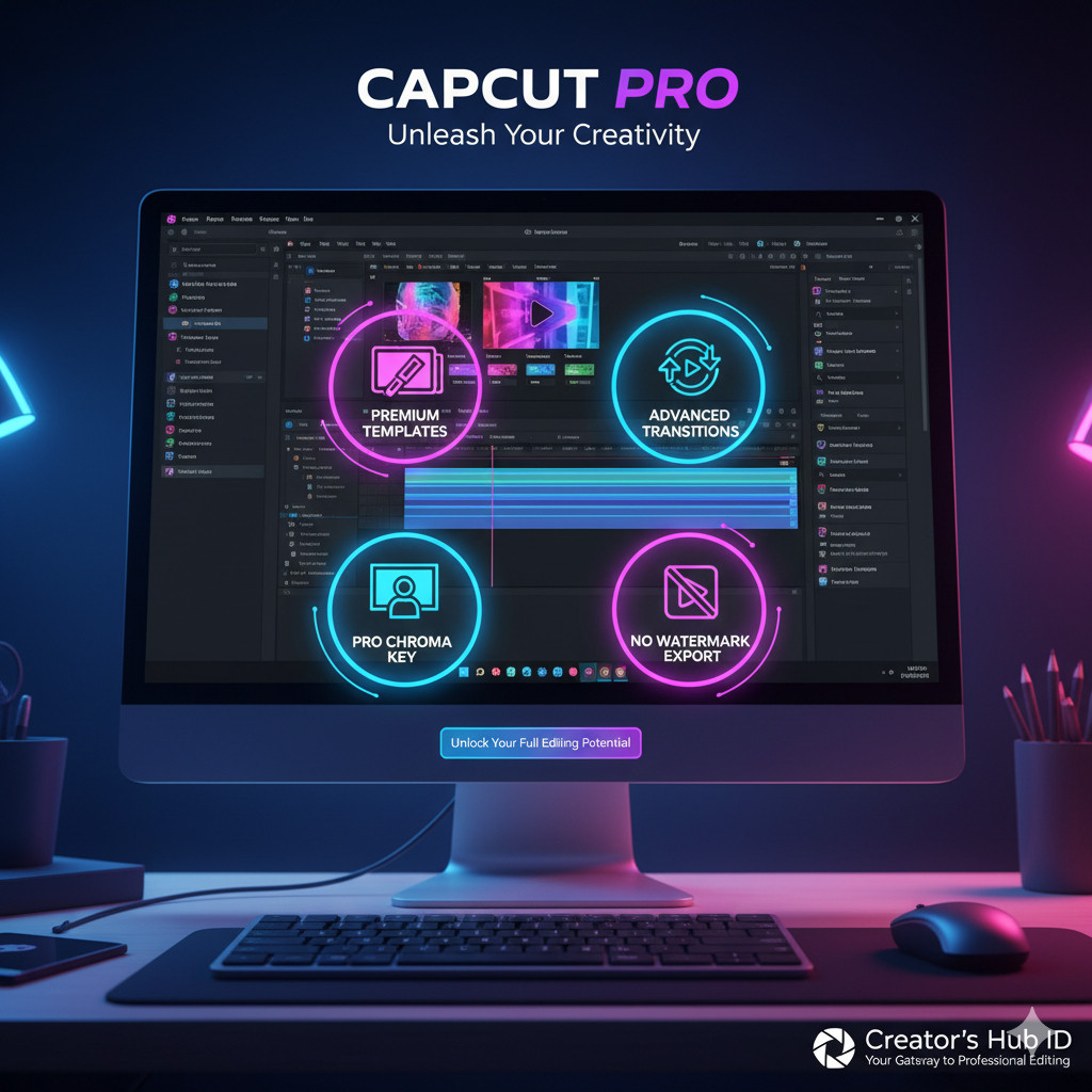 Jual CapCut Pro 50000+ Template FHD 4K Tanpa Iklan | Software Video ...