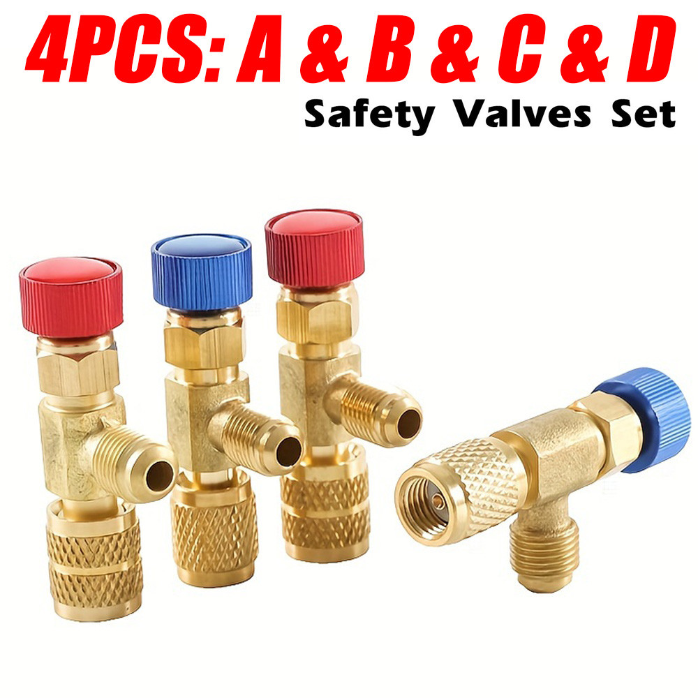 Jual Liquid Safety Valve R410A R22 Air Conditioning Refrigerant 1/4 ...