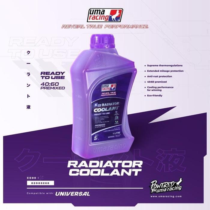Jual AIR RADIATOR UMA RACING / COOLANT UMA 1 LITER | Shopee Indonesia