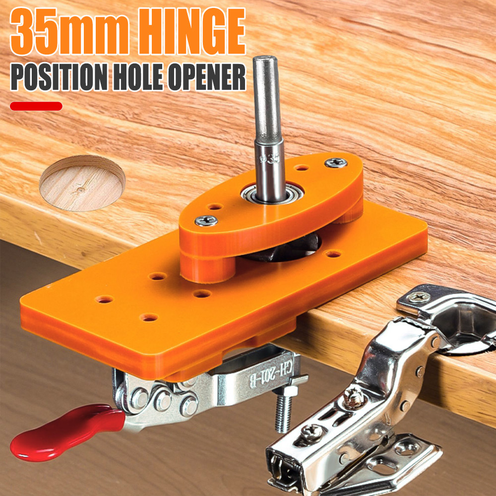Jual Hinge Hole Drilling Fixed Tools Hole Opening Aid Door Cabinet ...