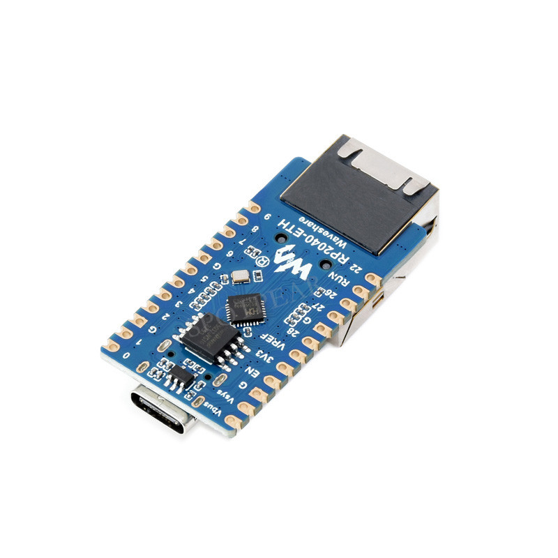 Jual Waveshare RP2040-ETH Raspberry Pi Pico RP2040-ETH Mini Development ...
