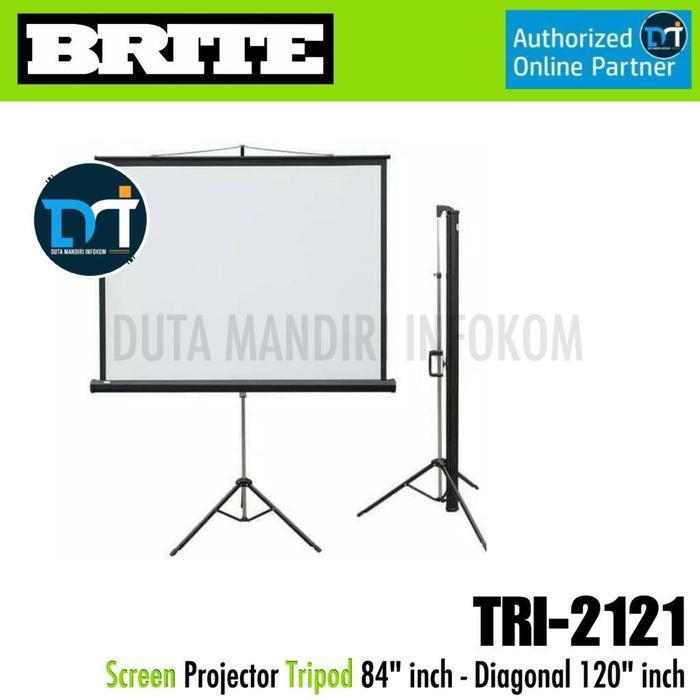 Jual Screen Projector BRITE TRI-2121 - 84
