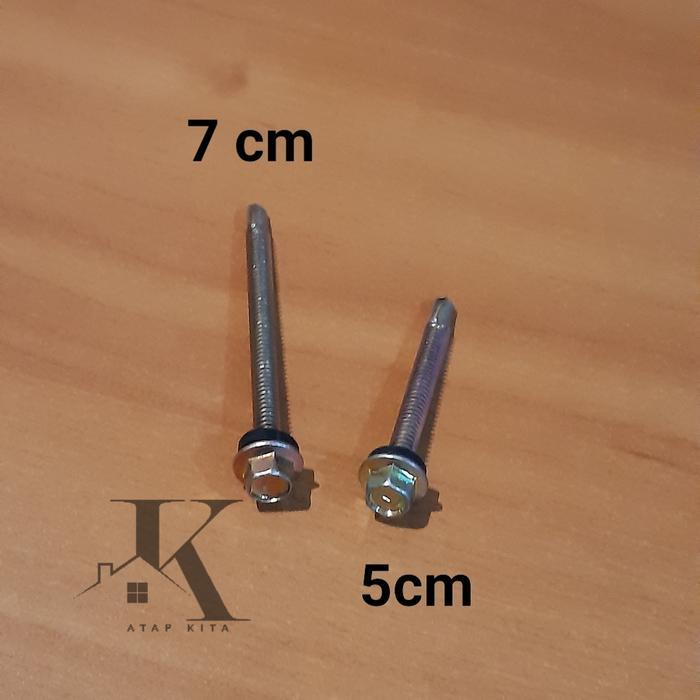 Jual Baut Roofing Camel 7Cm / Baut Spandek / Mur Spandek Bondek 7 Cm # ...