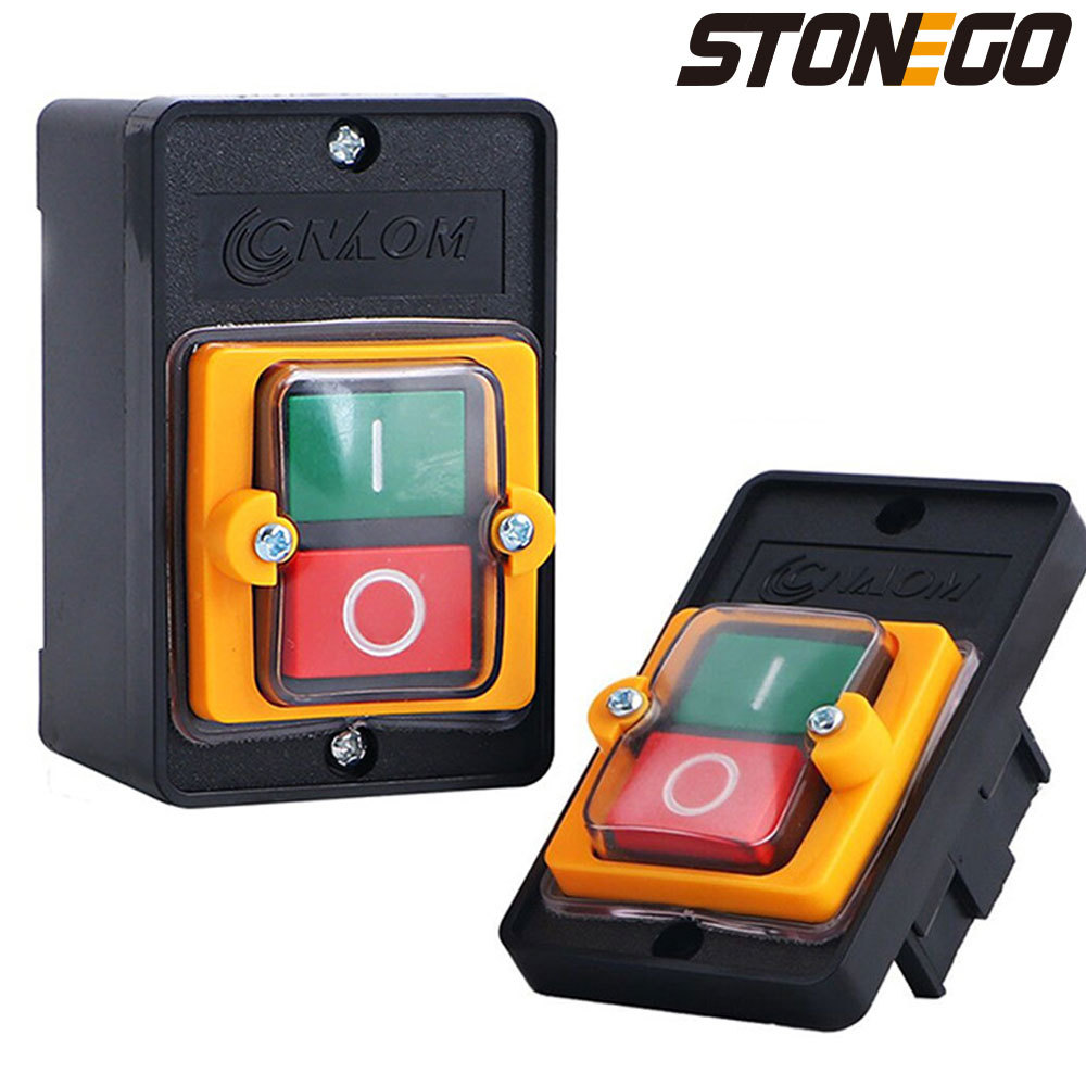 Jual STONEGO Waterproof Control Push Button Switch Sand Wheel Machine ...